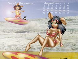 Small August Calendar Pix
