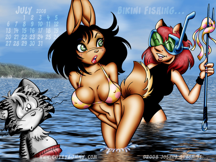 Bikini Fishing Calendar Pix