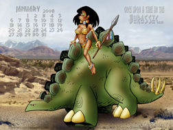 Jurassic Small Calendar Pix