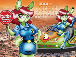 Marz Patrol small calendar pix
